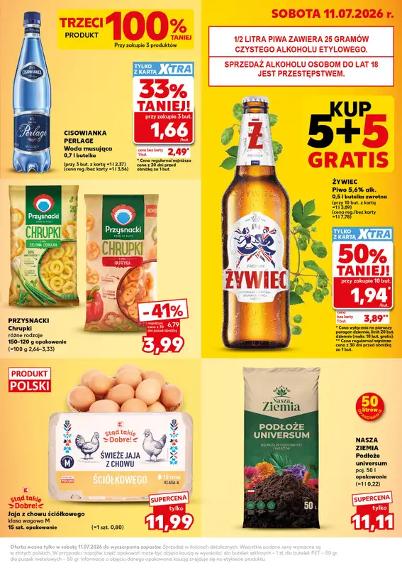 Kaufland - gazetka promocyjna Oferta Kaufland - SUPER SOBOTA od soboty 11.07 do soboty 11.07 - strona 3