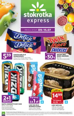 Stokrotka - gazetka promocyjna Gazetka Express od czwartku 09.07 do środy 15.07