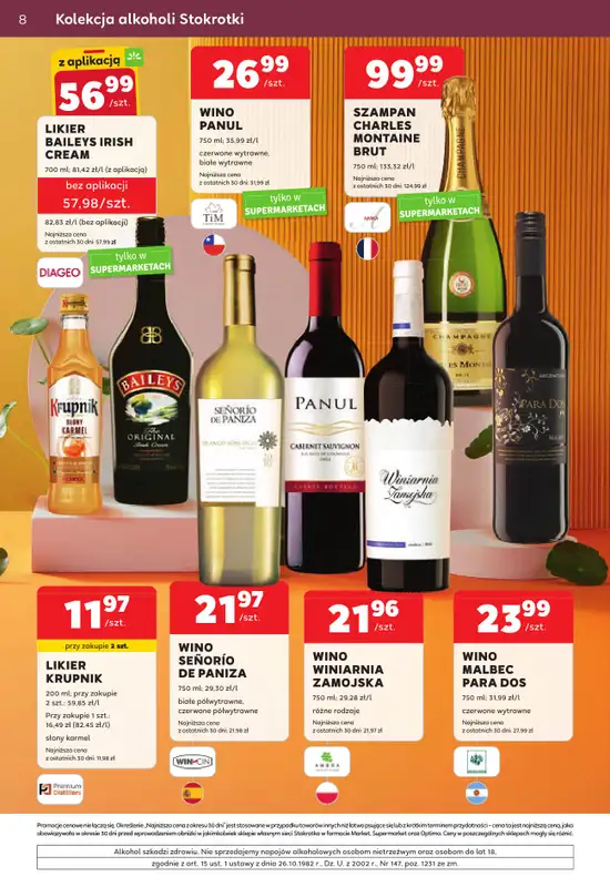 Stokrotka - gazetka promocyjna W dobrym smaku od środy 08.07 do środy 05.08 - strona 8