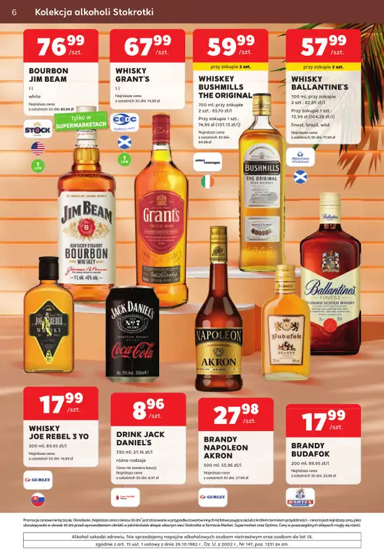 Stokrotka - gazetka promocyjna W dobrym smaku od środy 08.07 do środy 05.08 - strona 6