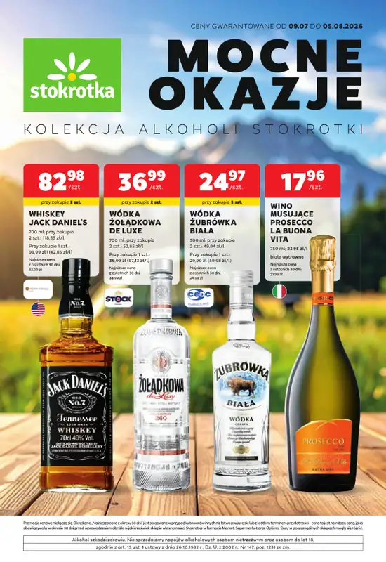 Stokrotka - gazetka promocyjna W dobrym smaku od środy 08.07 do środy 05.08