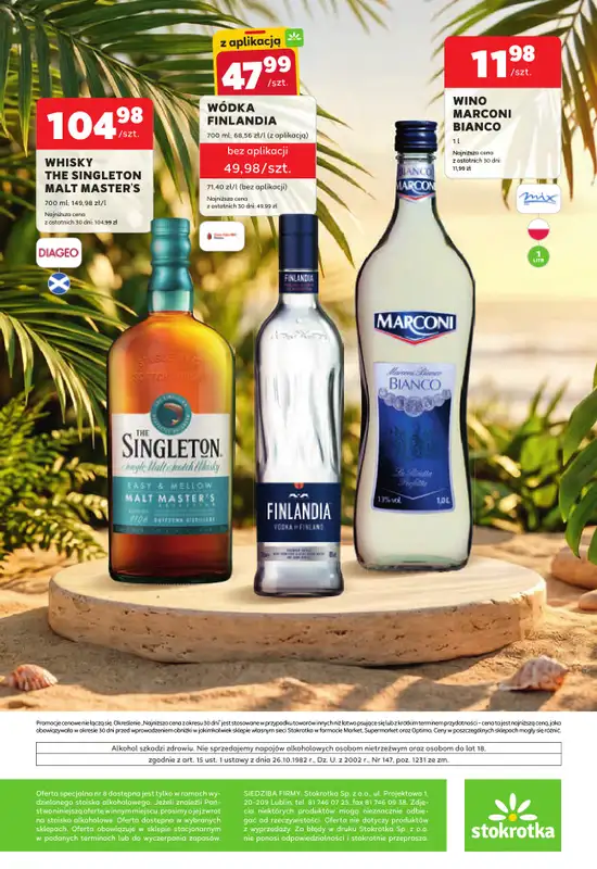 Stokrotka - gazetka promocyjna W dobrym smaku od środy 08.07 do środy 05.08 - strona 16