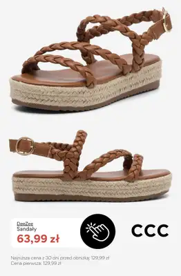 CCC - gazetka promocyjna SALE - damskie espadryle do 100 zł od piątku 10.07  - strona 8
