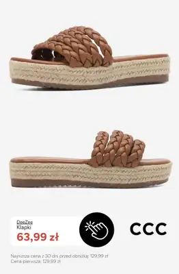 CCC - gazetka promocyjna SALE - damskie espadryle do 100 zł od piątku 10.07  - strona 6