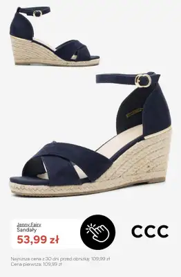 CCC - gazetka promocyjna SALE - damskie espadryle do 100 zł od piątku 10.07  - strona 7