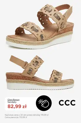 CCC - gazetka promocyjna SALE - damskie espadryle do 100 zł od piątku 10.07  - strona 3