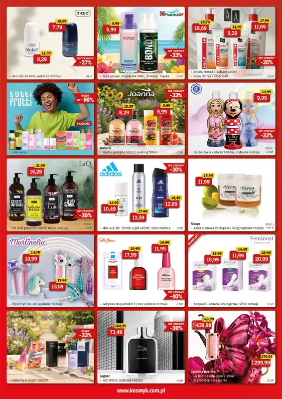 Drogeria Kosmyk - gazetka promocyjna Gazetka od środy 08.07 do piątku 31.07 - strona 7