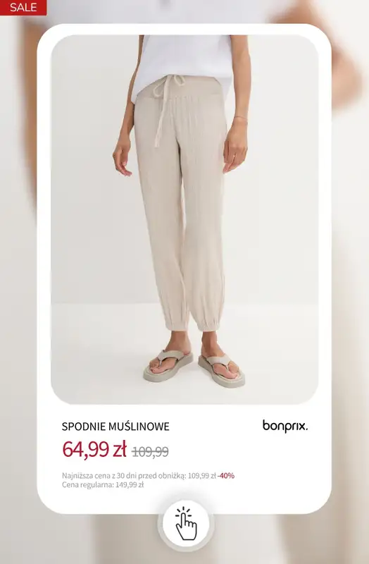bonprix - gazetka promocyjna Nowości na SALE! od środy 08.07  - strona 21