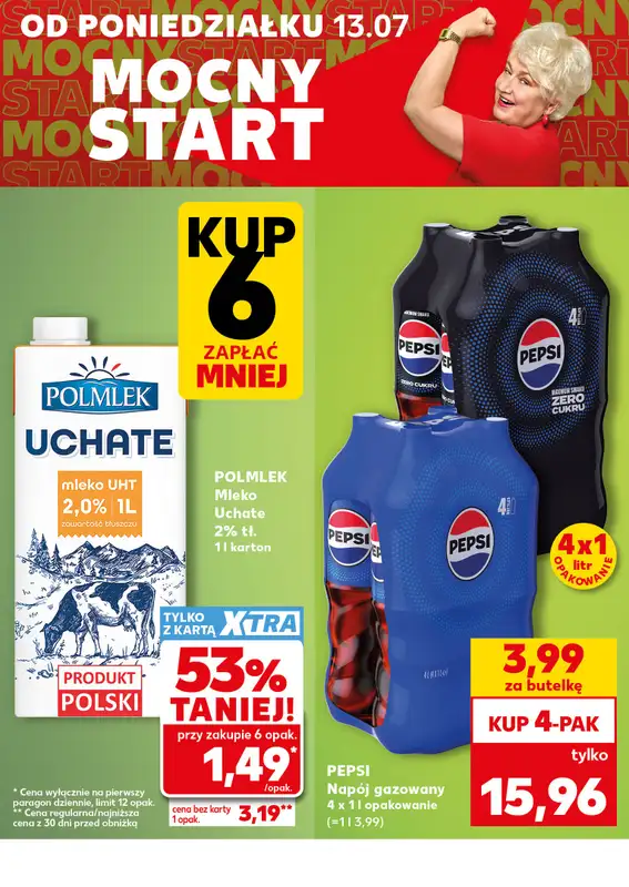 Kaufland - gazetka promocyjna Mocny Start od poniedziałku 13.07 do środy 15.07 - strona 6