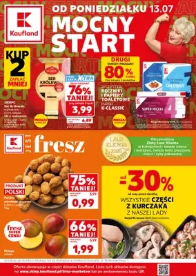 Kaufland - gazetka promocyjna Mocny Start od poniedziałku 13.07 do środy 15.07