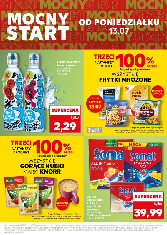 Kaufland - gazetka promocyjna Mocny Start od poniedziałku 13.07 do środy 15.07 - strona 7