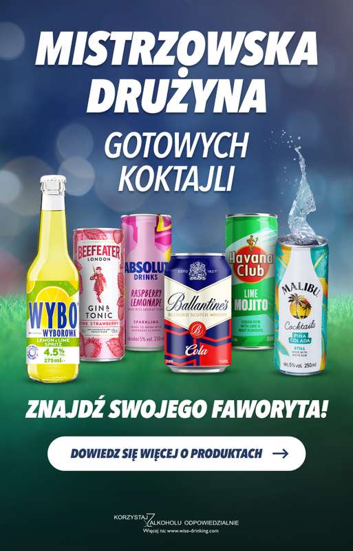 Biedronka - gazetka promocyjna Mistrzowska drużyna gotowych koktajli od czwartku 09.07 do niedzieli 12.07 - strona 2