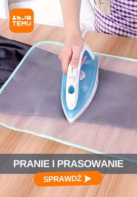 Temu - gazetka promocyjna Praktyczne produkty do prania i prasowania od środy 08.07 