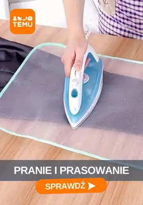 Temu - gazetka promocyjna Praktyczne produkty do prania i prasowania od środy 08.07 
