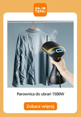 Temu - gazetka promocyjna Praktyczne produkty do prania i prasowania od środy 08.07  - strona 13
