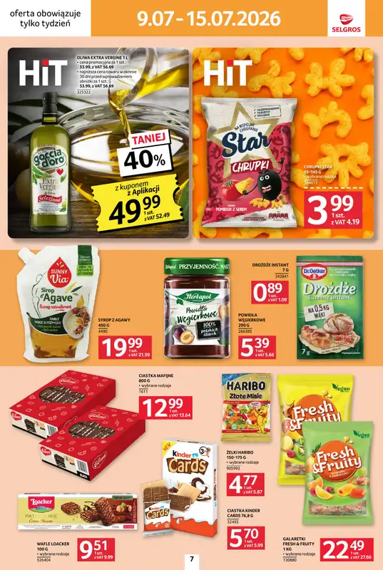 Selgros - gazetka promocyjna Jeszcze więcej super promocji! od czwartku 09.07 do środy 15.07 - strona 7