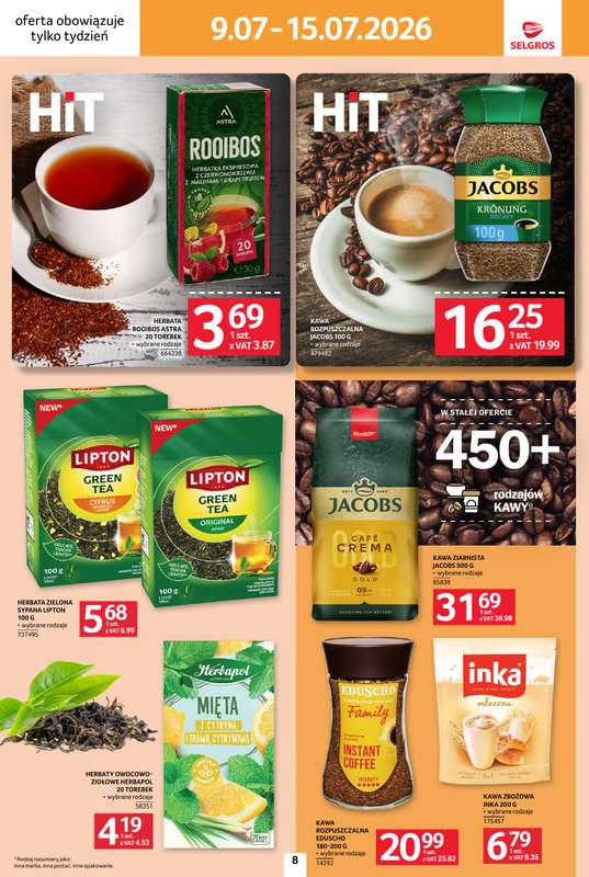 Selgros - gazetka promocyjna Jeszcze więcej super promocji! od czwartku 09.07 do środy 15.07 - strona 8