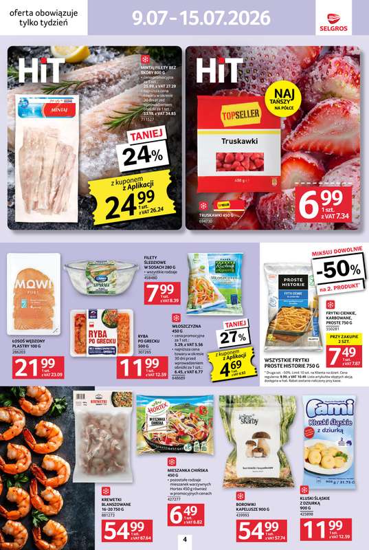 Selgros - gazetka promocyjna Jeszcze więcej super promocji! od czwartku 09.07 do środy 15.07 - strona 4
