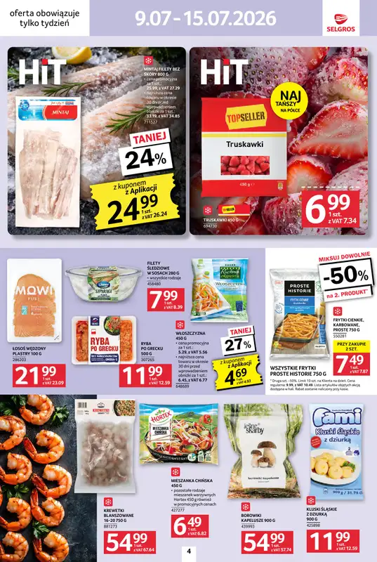 Selgros - gazetka promocyjna Jeszcze więcej super promocji! od czwartku 09.07 do środy 15.07 - strona 4