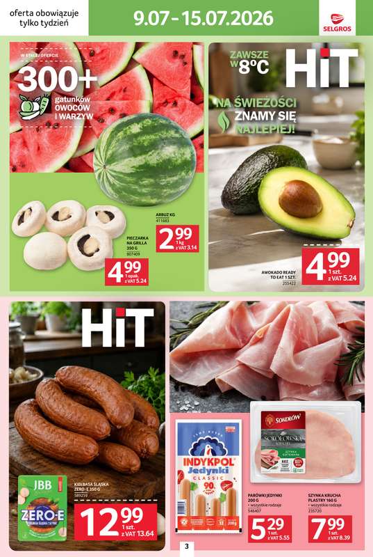 Selgros - gazetka promocyjna Jeszcze więcej super promocji! od czwartku 09.07 do środy 15.07 - strona 3