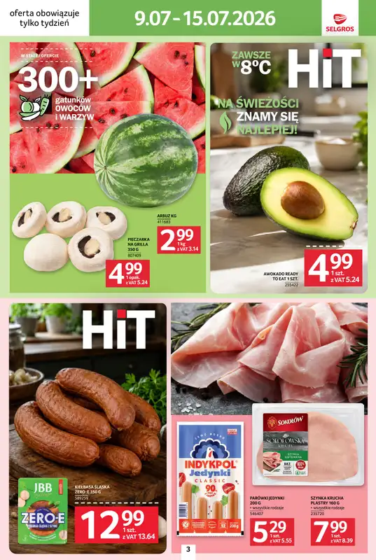 Selgros - gazetka promocyjna Jeszcze więcej super promocji! od czwartku 09.07 do środy 15.07 - strona 3