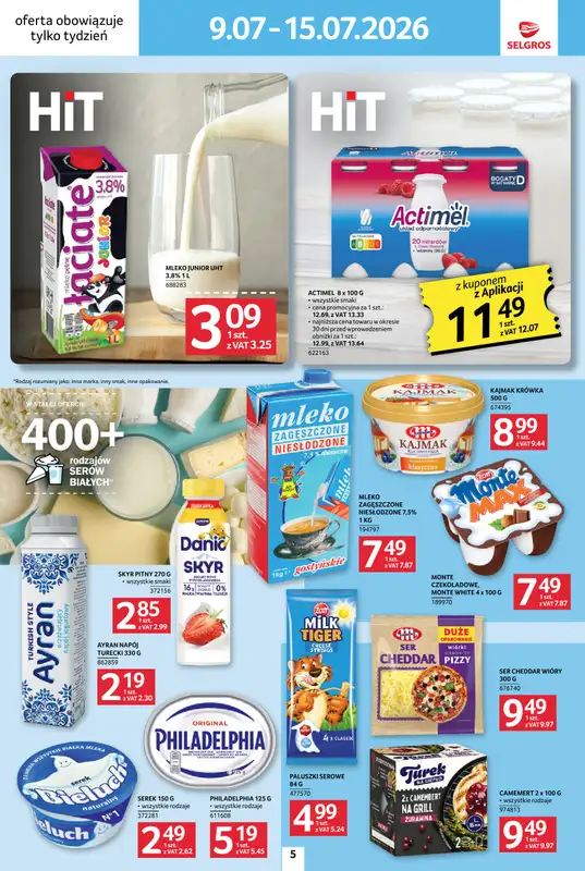 Selgros - gazetka promocyjna Jeszcze więcej super promocji! od czwartku 09.07 do środy 15.07 - strona 5