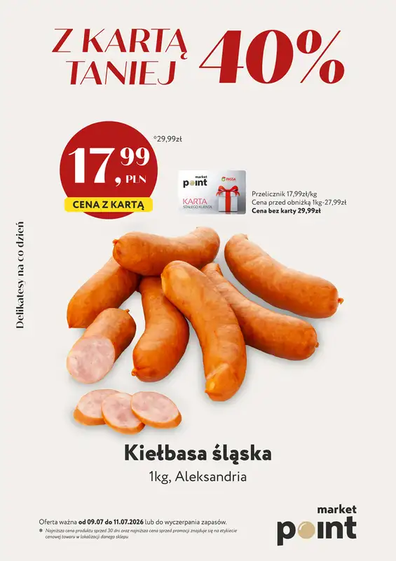 Market Point - gazetka promocyjna Promocje weekendowe od czwartku 09.07 do soboty 11.07 - strona 6