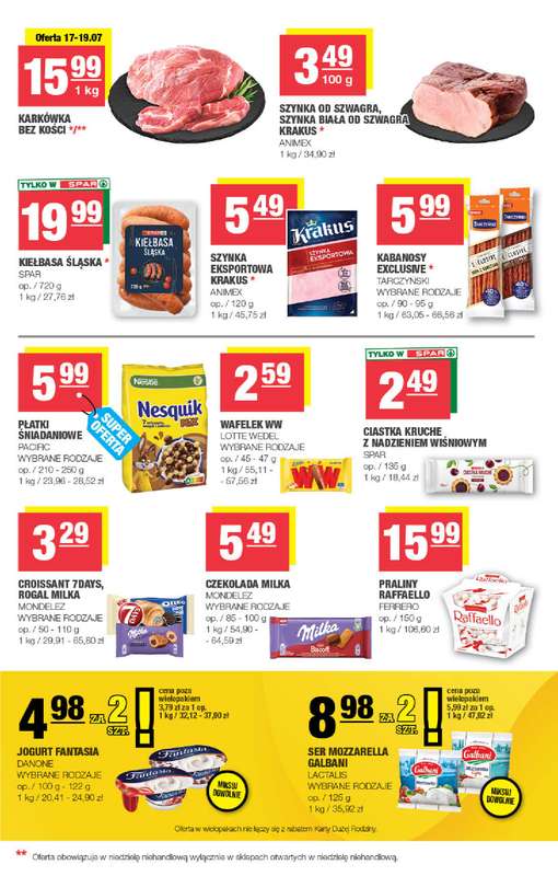 SPAR - gazetka promocyjna Gazetka Spar Mini od środy 15.07 do niedzieli 26.07 - strona 3