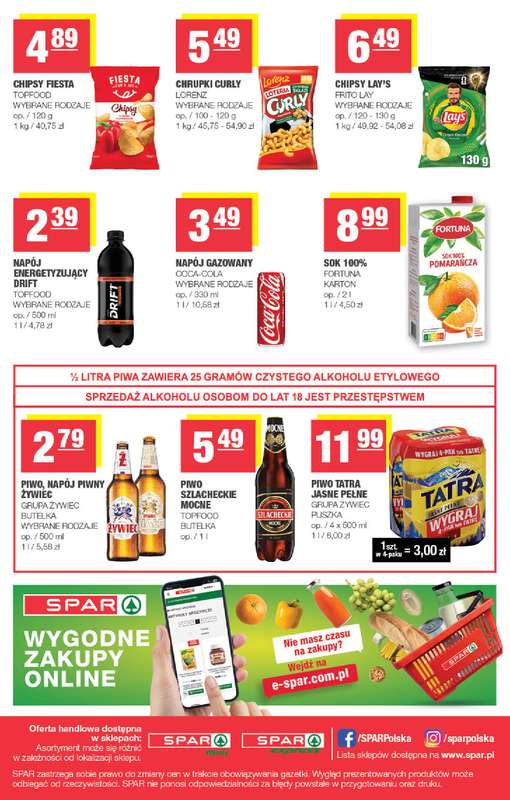 SPAR - gazetka promocyjna Gazetka Spar Mini od środy 15.07 do niedzieli 26.07 - strona 4