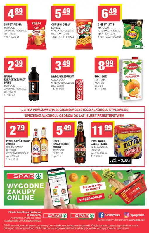 SPAR - gazetka promocyjna Gazetka Spar Mini od środy 15.07 do niedzieli 26.07 - strona 4