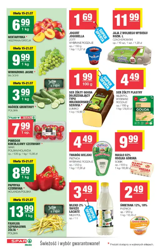 SPAR - gazetka promocyjna Gazetka Spar Mini od środy 15.07 do niedzieli 26.07 - strona 2
