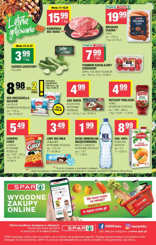 SPAR - gazetka promocyjna Gazetka Spar od środy 15.07 do niedzieli 26.07 - strona 8