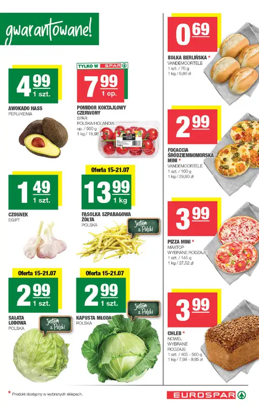 SPAR - gazetka promocyjna Gazetka Eurospar od środy 15.07 do niedzieli 26.07 - strona 3