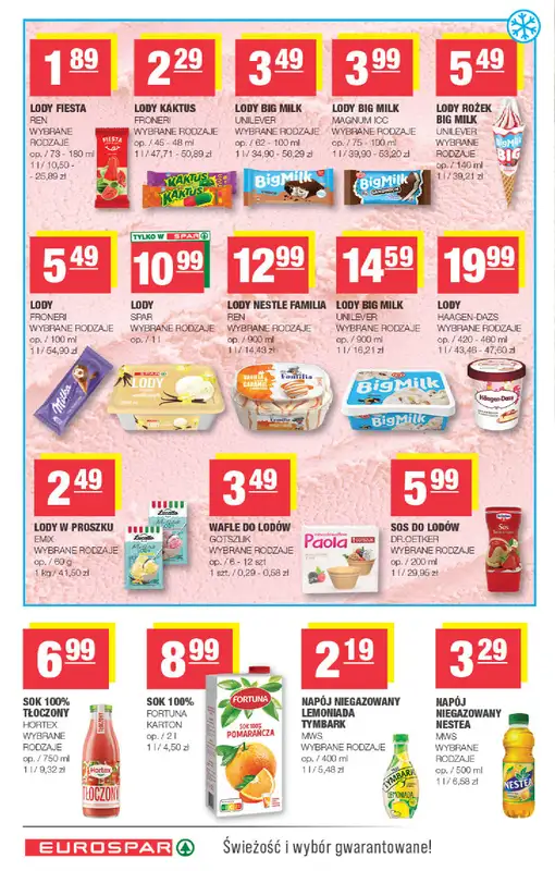 SPAR - gazetka promocyjna Gazetka Eurospar od środy 15.07 do niedzieli 26.07 - strona 10