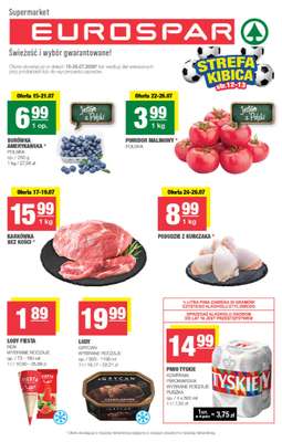 SPAR - gazetka promocyjna Gazetka Eurospar od środy 15.07 do niedzieli 26.07