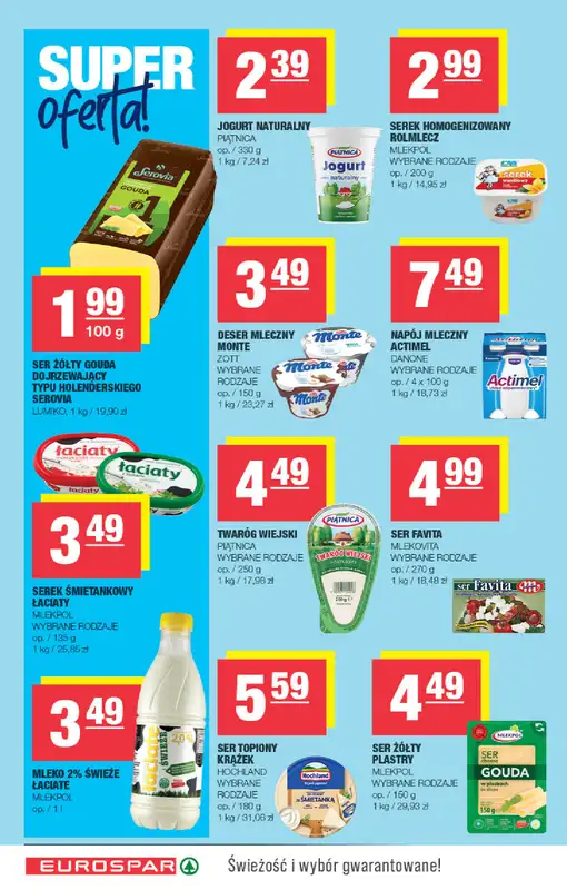 SPAR - gazetka promocyjna Gazetka Eurospar od środy 15.07 do niedzieli 26.07 - strona 4