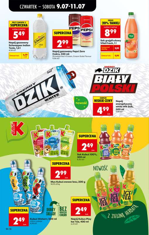 Biedronka - gazetka promocyjna Od czwartku, Z ladą tradycyjną od czwartku 09.07 do środy 15.07 - strona 62