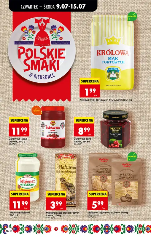 Biedronka - gazetka promocyjna Od czwartku, Z ladą tradycyjną od czwartku 09.07 do środy 15.07 - strona 50