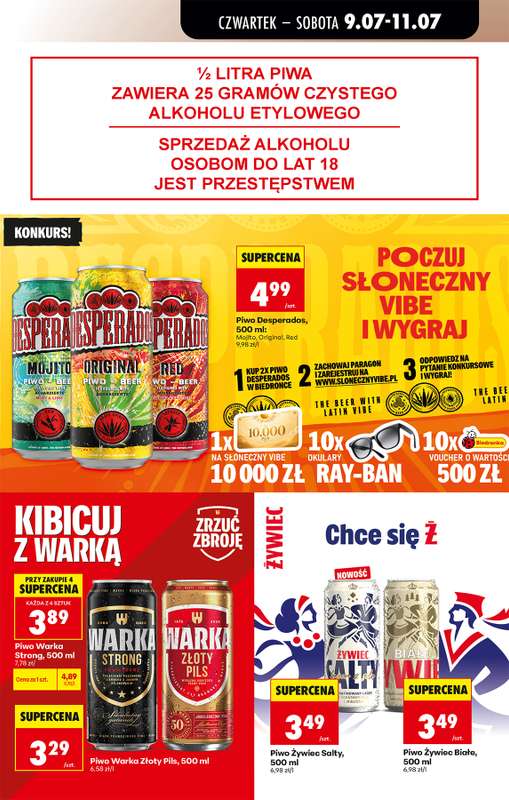 Biedronka - gazetka promocyjna Od czwartku, Z ladą tradycyjną od czwartku 09.07 do środy 15.07 - strona 65