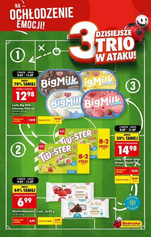 Biedronka - gazetka promocyjna Czwartkowe kibicowanie   - strona 2