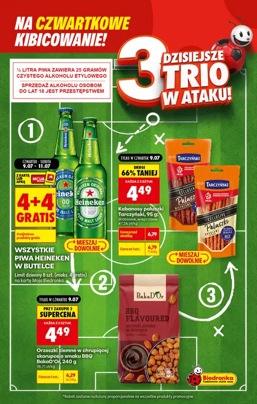 Biedronka - gazetka promocyjna Czwartkowe kibicowanie   - strona 3