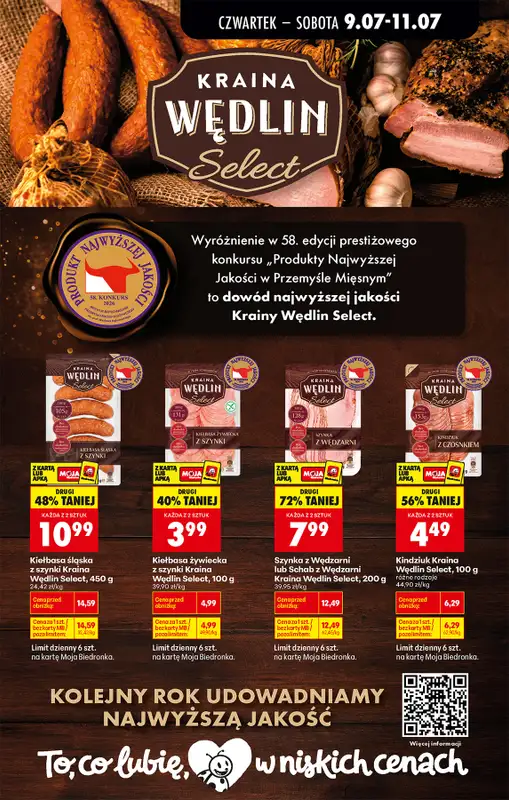 Biedronka - gazetka promocyjna Od czwartku, Z ladą tradycyjną od czwartku 09.07 do środy 15.07 - strona 39