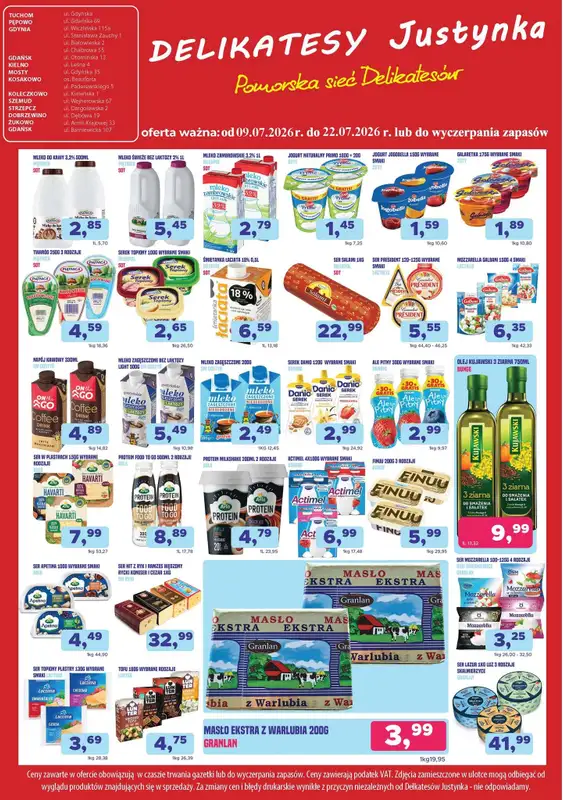 Delikatesy Justynka - gazetka promocyjna Gazetka od czwartku 09.07 do środy 22.07 - strona 5