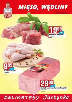 Delikatesy Justynka - gazetka promocyjna Plakaty promocyjne od czwartku 09.07 do niedzieli 12.07 - strona 2