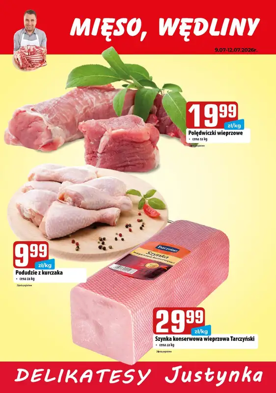 Delikatesy Justynka - gazetka promocyjna Plakaty promocyjne od czwartku 09.07 do niedzieli 12.07 - strona 2