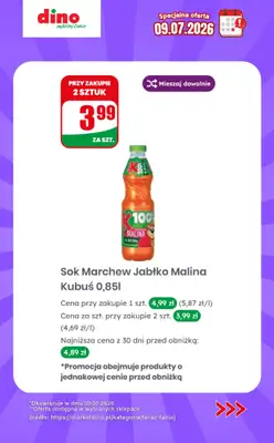 Dino - gazetka promocyjna Specjalna oferta na 09.07.2026 - promocje spoza gazetki od czwartku 09.07 do czwartku 09.07 - strona 6