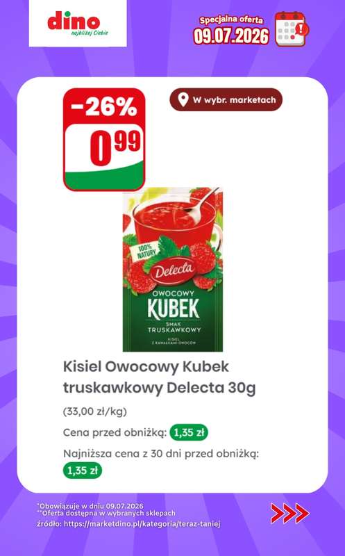 Dino - gazetka promocyjna Specjalna oferta na 09.07.2026 - promocje spoza gazetki od czwartku 09.07 do czwartku 09.07 - strona 10