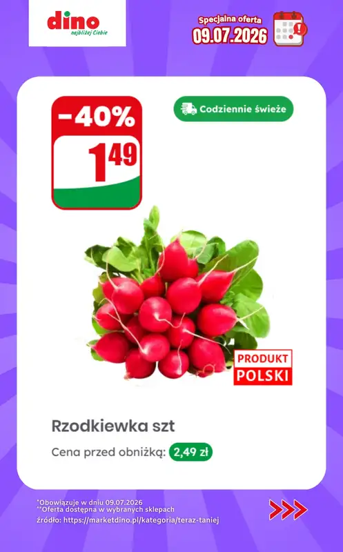 Dino - gazetka promocyjna Specjalna oferta na 09.07.2026 - promocje spoza gazetki od czwartku 09.07 do czwartku 09.07 - strona 2