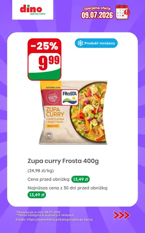 Dino - gazetka promocyjna Specjalna oferta na 09.07.2026 - promocje spoza gazetki od czwartku 09.07 do czwartku 09.07 - strona 5