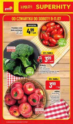 POLOmarket - gazetka promocyjna Super hity na weekend od czwartku 09.07 do soboty 11.07